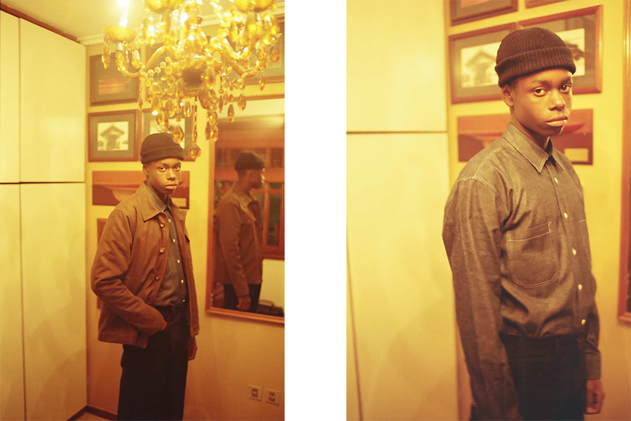 kafe deck jacket kai denim pukamiso
