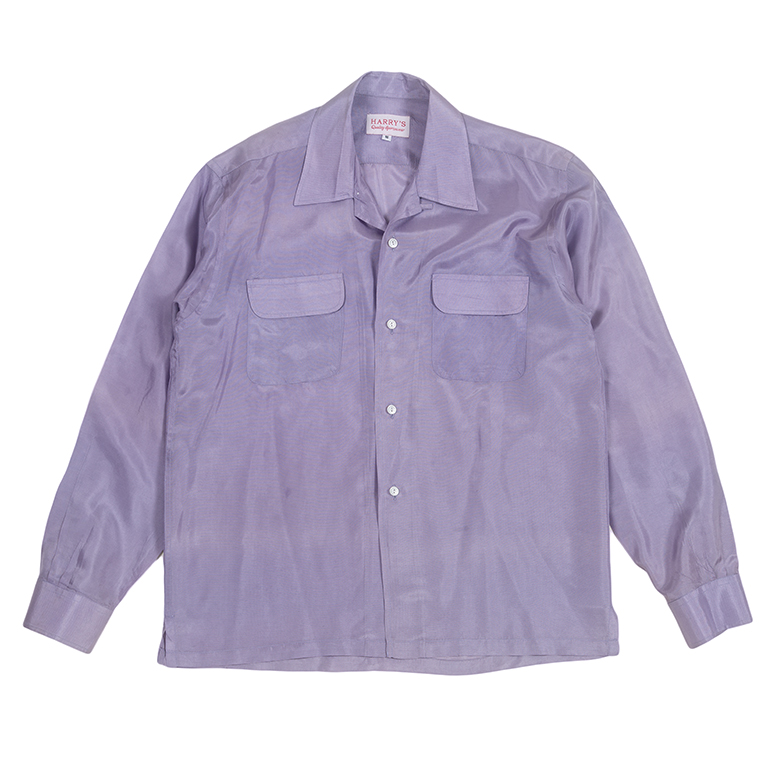 Silk Shirt In Purple